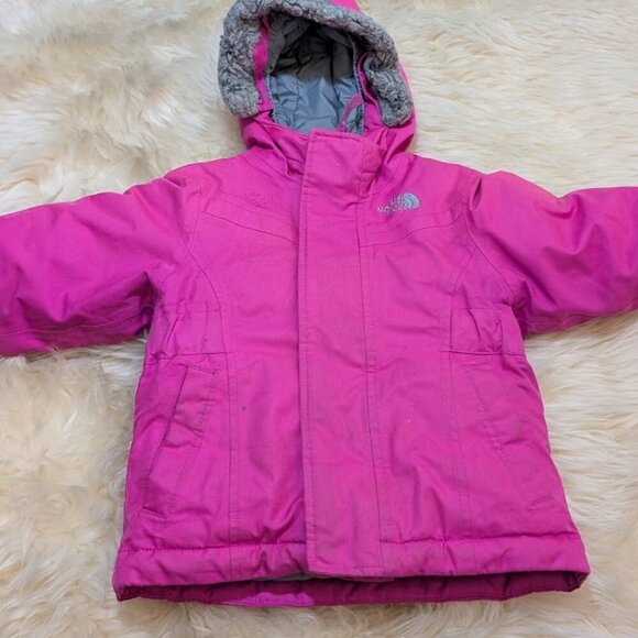 The North Face Pink Toddler Winter Jacket Size 2T - Picture 1 of 7